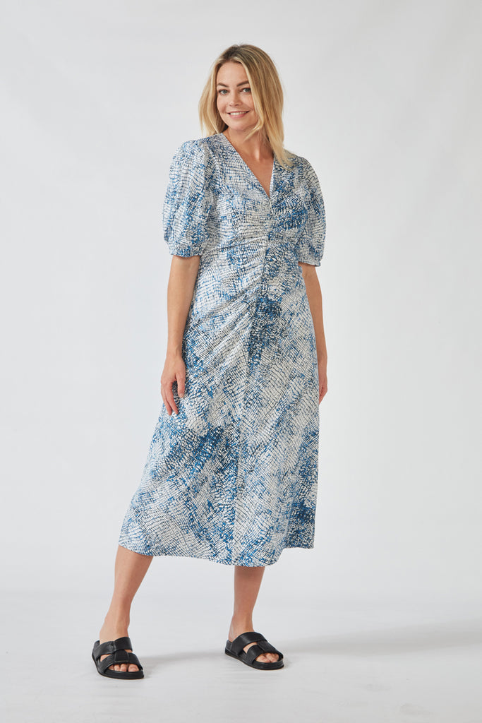 VERGE INK BAY PRINT JINX DRESS