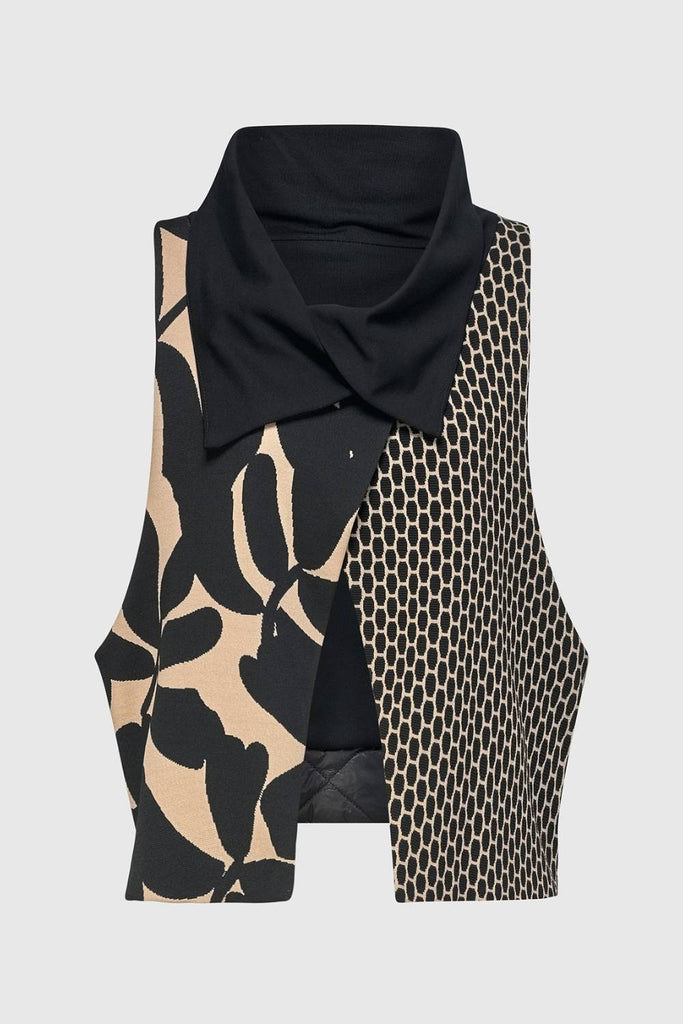 ALEMBIKA BALSA MIXED PRINT VEST