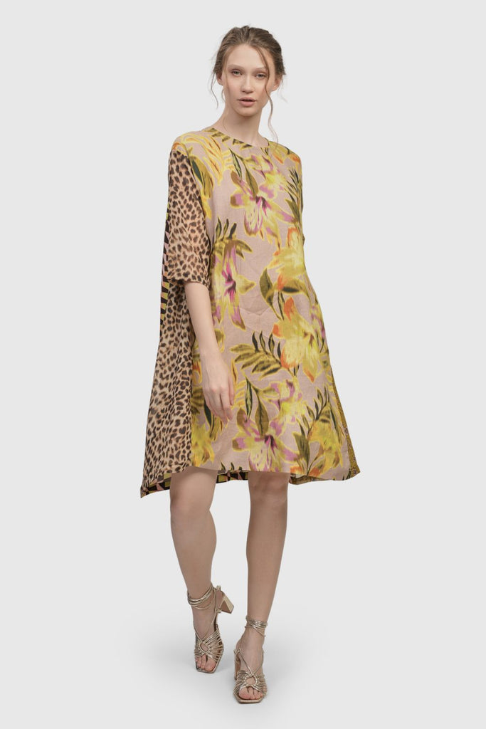 ALEMBIKA LILY 'N LEOPARD PRINT DRESS