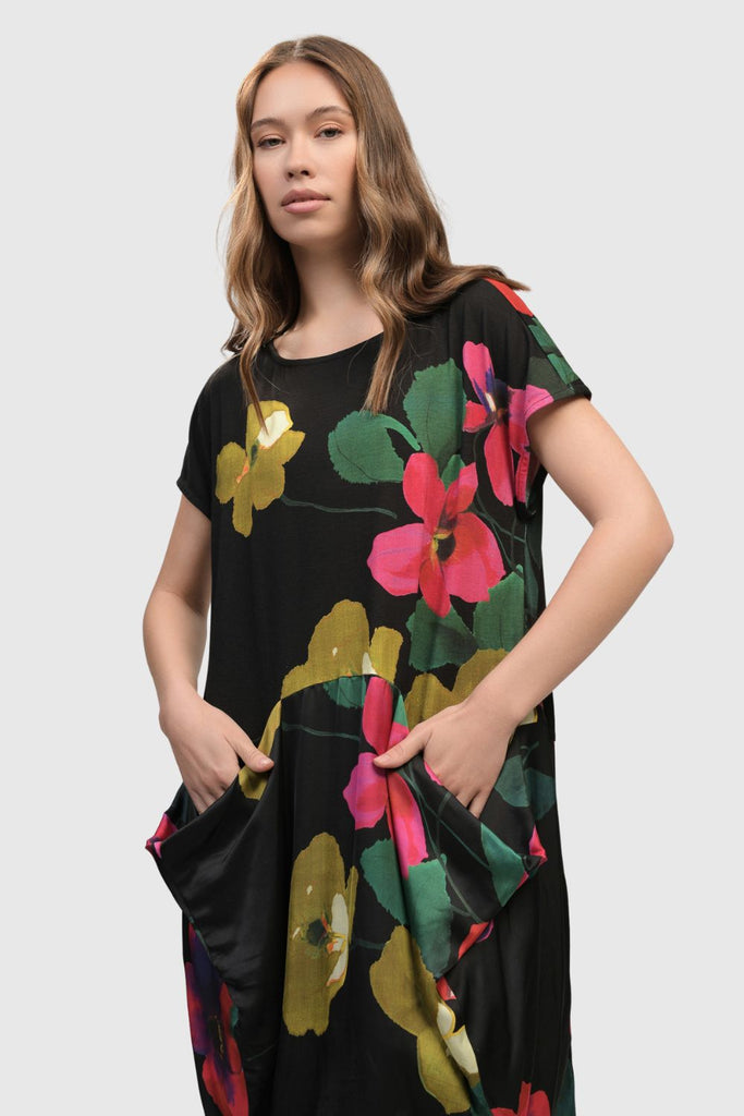 ALEMBIKA  HOT-HOUSE BLOOMS  POCKET DRESS