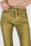 ALEMBIKA GREEN TIE FRONT PANT