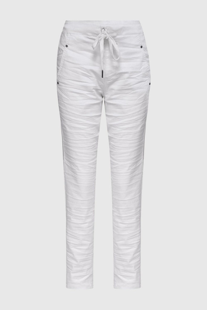 ALEMBIKA SOFT TIE PANT WHITE