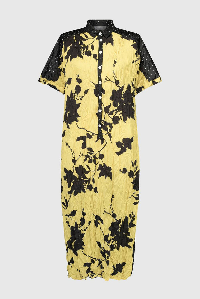 ALEMBIKA SPOT THE SUNSHINE PRINT DRESS