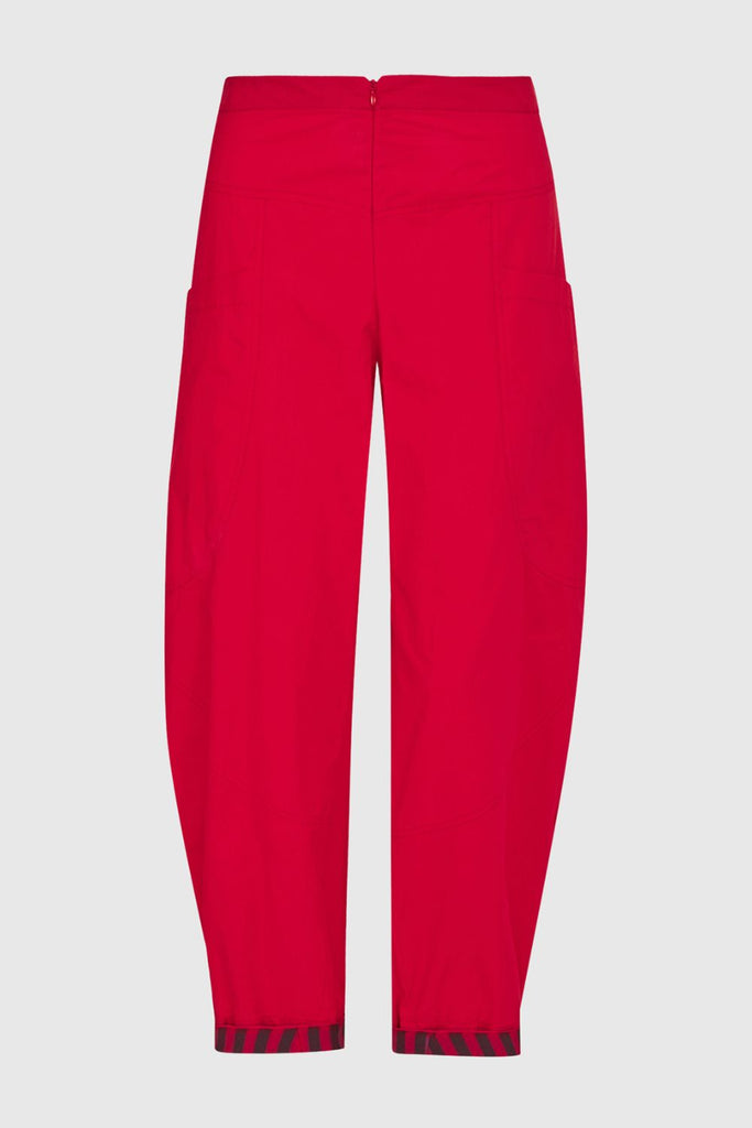 ALEMBIKA STRIPED CUFF PANT RED