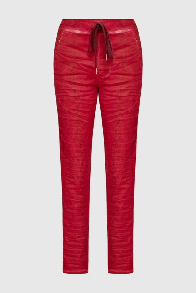 ALEMBIKA TIE PANT RED