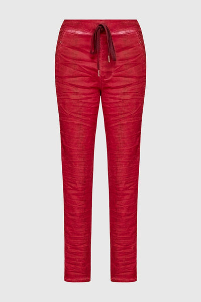ALEMBIKA TIE PANT RED