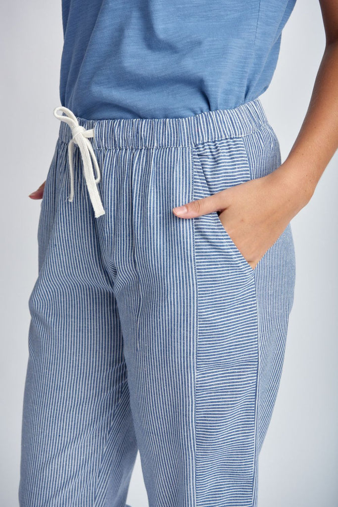 CLOTH PAPER SCISSORS BLUE STRIPED PANT