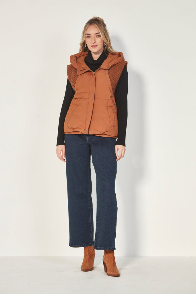 VERGE NUTMEG CHAKA VEST