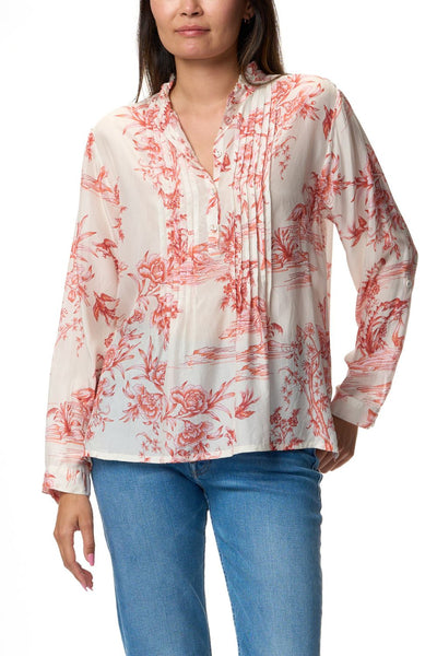 JOHNNY WAS  SPRING FIRE MALIA BLOUSE