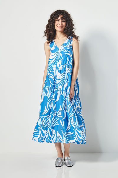 GLIDE BY VERGE...BLUE PRINT MACKENZIE DRESS