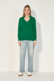 VERGE GRASS GREEN MANHATTAN SWEATER