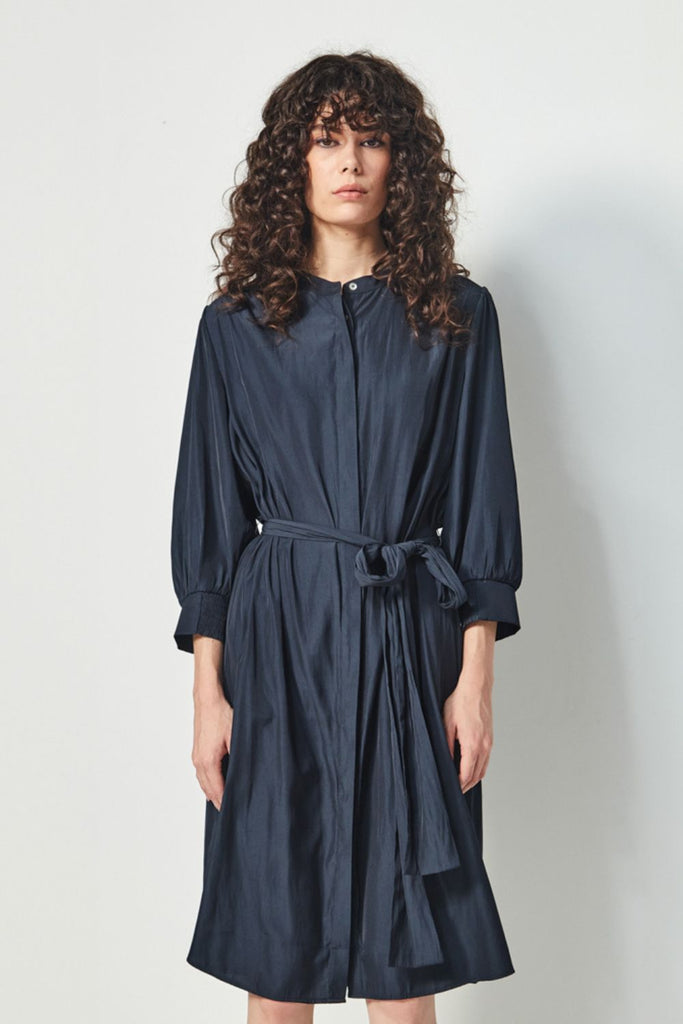 GLIDE BY VERGE..MIDNIGHT NAVY NIGELLA DRESS