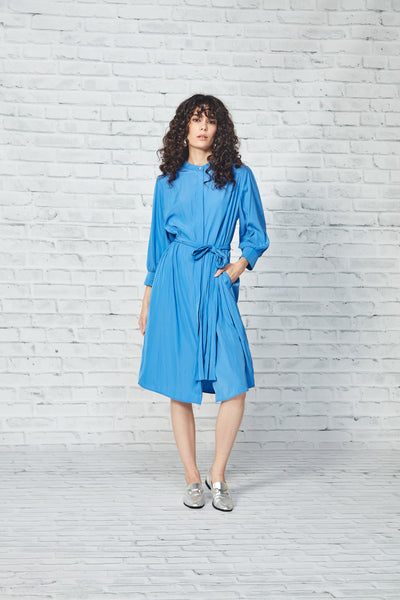 GLIDE BY VERGE...PERIWINKLE BLUE NIGELLA DRESS