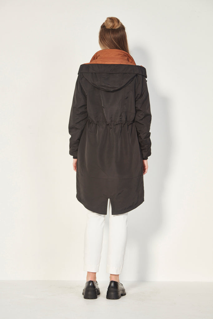 VERGE BLACK STARGAZE COAT
