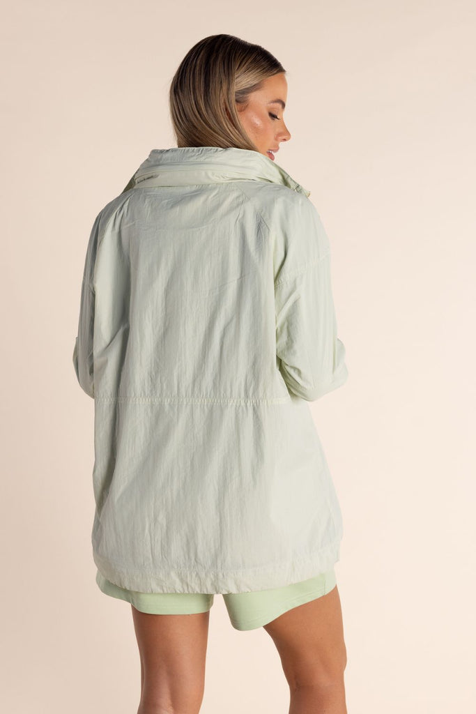 TWO T'S SOFT GREEN WEEKEND JACKET