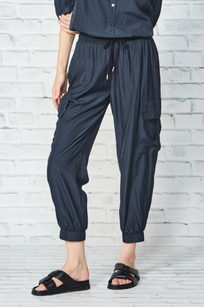 GLIDE BY VERGE...MIDNIGHT NAVY CLEO PANT