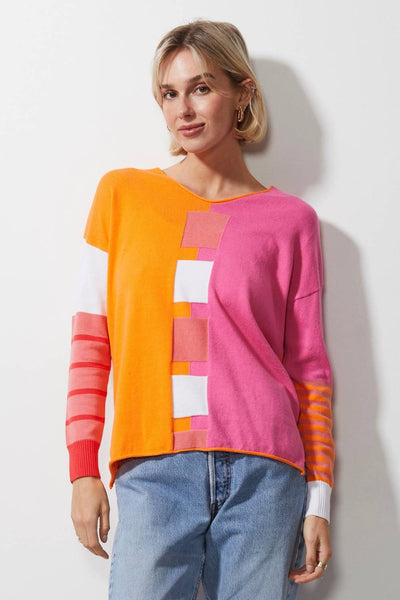 ZAKET & PLOVER SUNSET SQUARES JUMPER