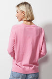 ZAKET & PLOVER PINK LOVESTRUCK JUMPER