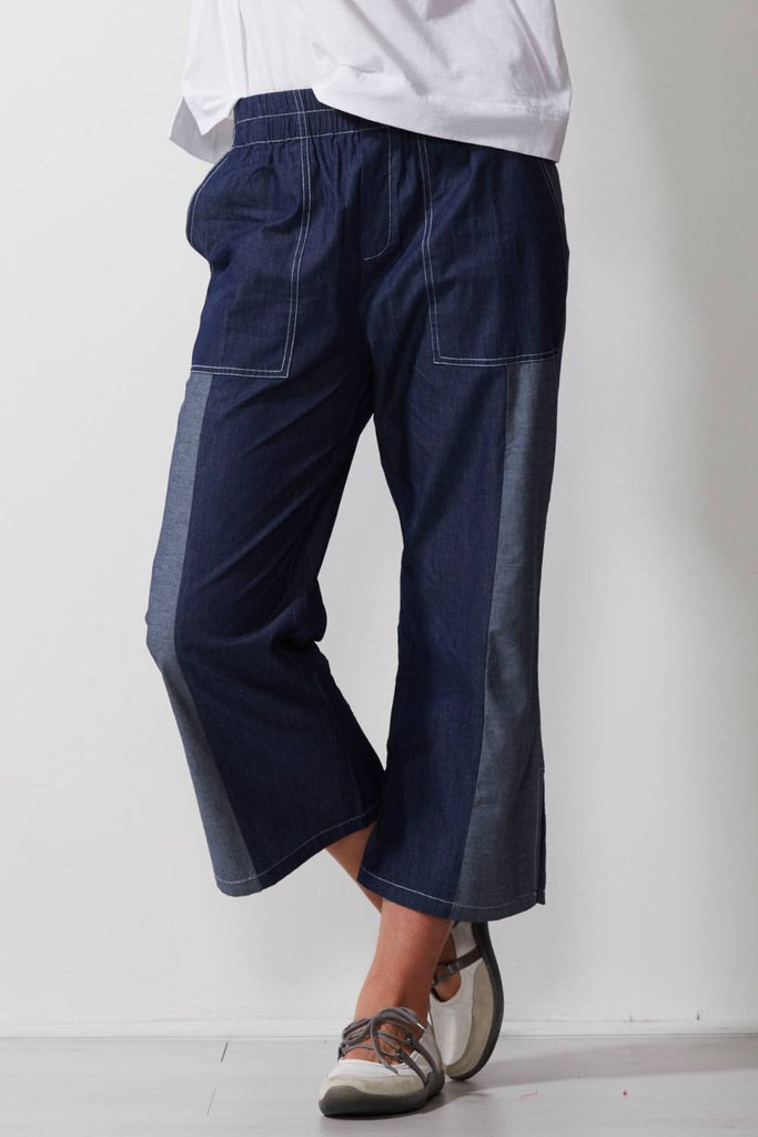 ZAKET & PLOVER DENIM WIDE LEG PANT